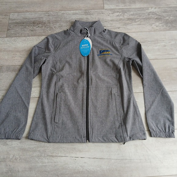 Greg Norman PRO-SERIES Women's Water Repellent Jacket, Gray, Small, NWT - Picture 1 of 12